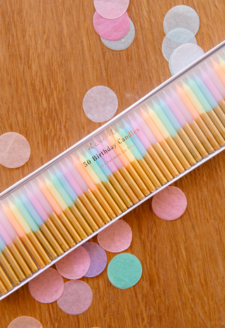 Pastel Mini Birthday Candles