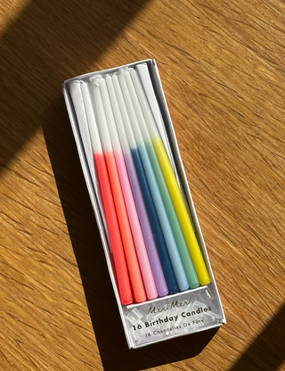 Rainbow Tapered Candles