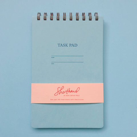 Shorthand Task Pad - Pool Blue