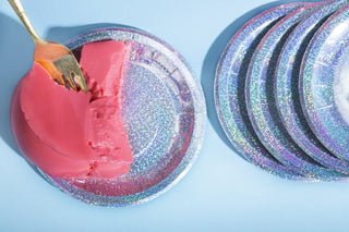 Mini Disco Canape Plates