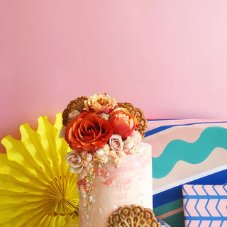 Yellow Tissue Fan - Small