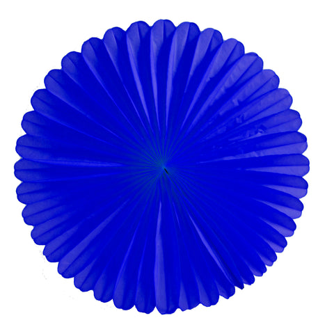 Cobalt Tissue Fan - Large