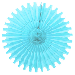 Light Blue Tissue Fan - Small