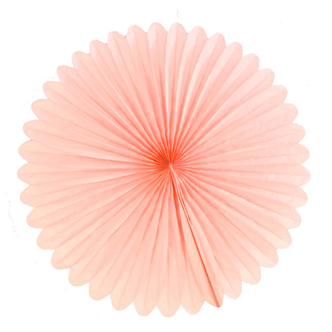 Peach Tissue Fan - Large