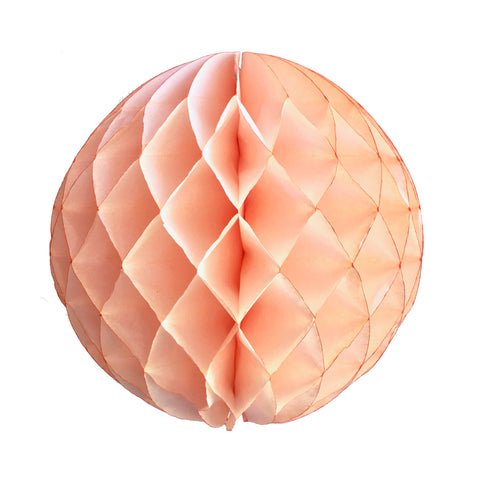 Peach Honeycomb Ball