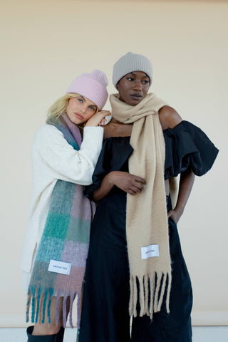 The Reykjavik Scarf - Pastel Check