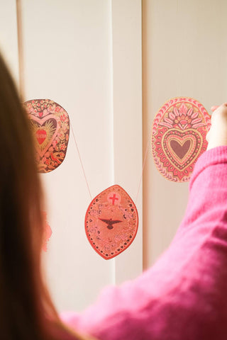 Saint Valentine Sewn Garland