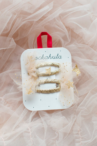 Starry Tulle Clips