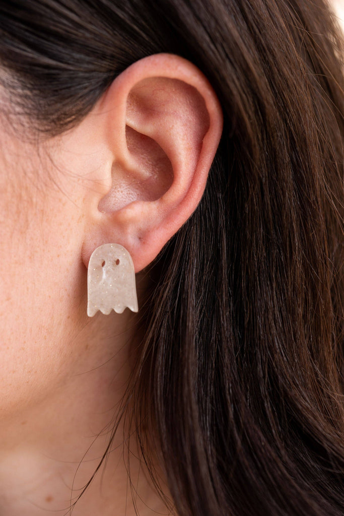 Ghost Stud Earrings