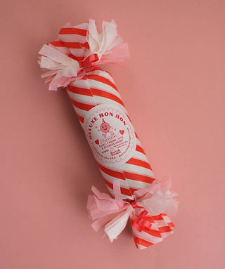 Handmade Deluxe Surprise Bon Bon - Red Striped Valentine