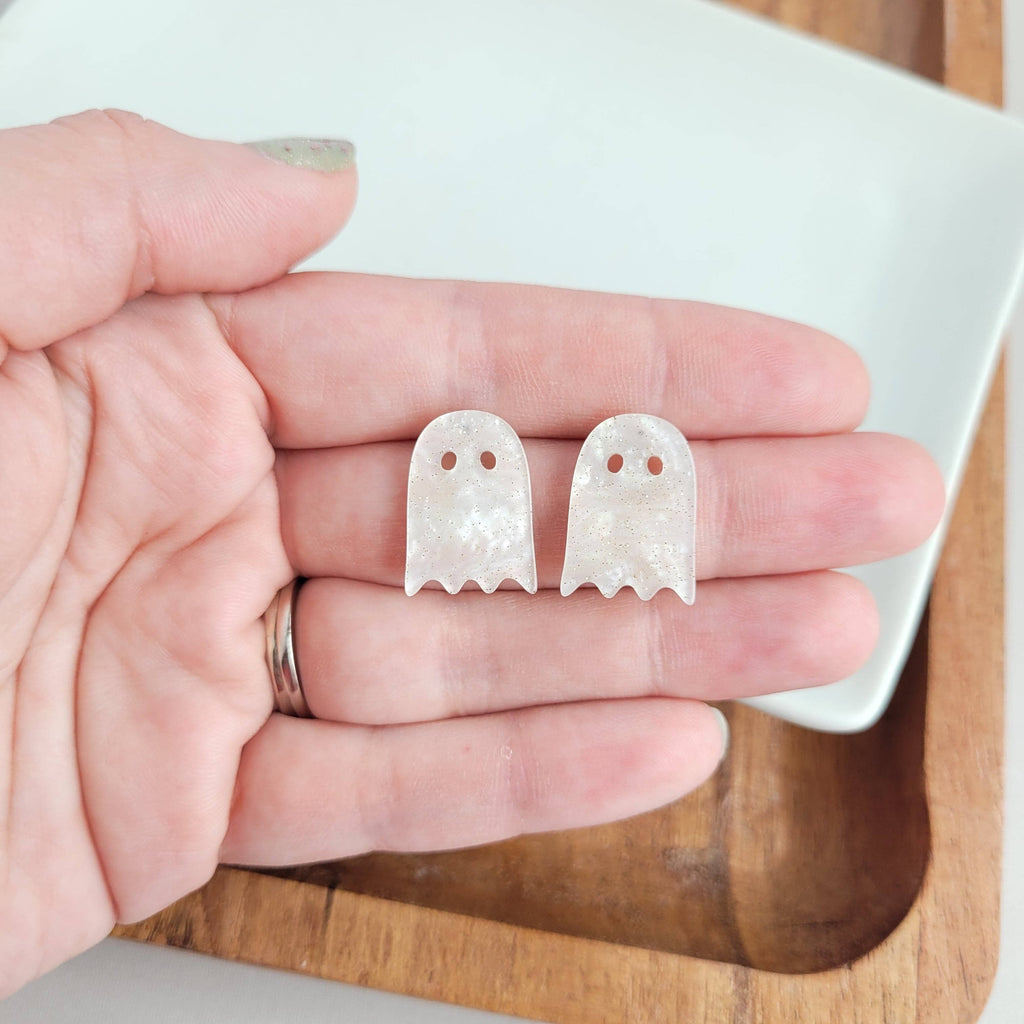 Ghost Stud Earrings