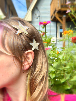 Holiday Star Hair Clip Set