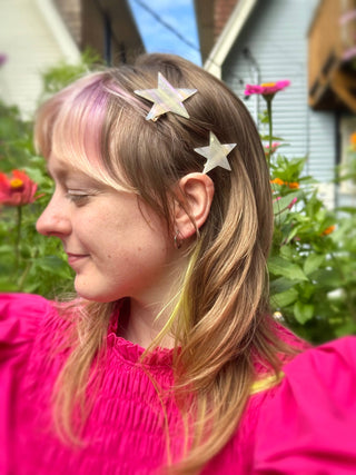 Holiday Star Hair Clip Set