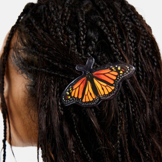 Barrette in Monarch Butterfly