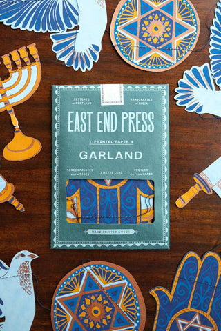 Hanukkah Sewn Garland