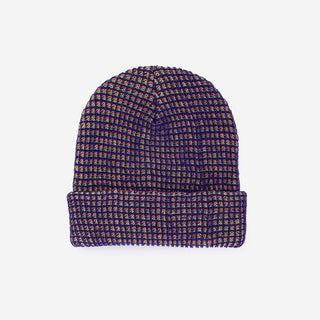 Simple Grid Knit Beanie