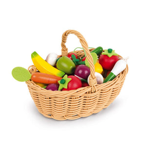 24 Pc Fruit & Vegetables Basket