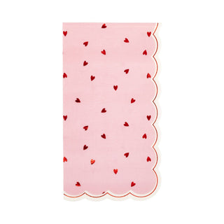 Scattered Hearts Dinner Napkin