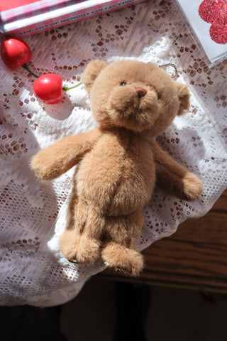 Soft Teddy Bear Bag Charm