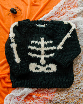 Skeleton Sweater Baby Kid Halloween Costume Fall