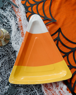 Candy Corn Shaped Paper Plates