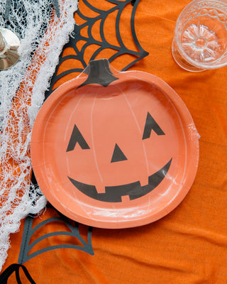 Jack-o-Lantern Paper Plates