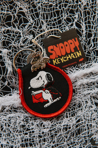 3P4 x Peanuts® Halloween - Snoopy Dracula Patch Keychain