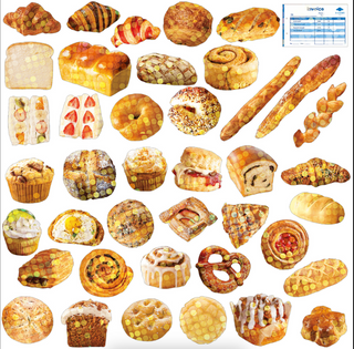 Miniature Bread Delivery Sticker Box