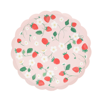 Strawberry Pattern Side Plates