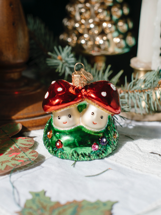 Happy Mushrooms Ornament