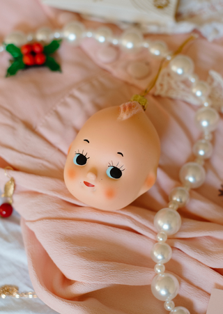 Kewpie Doll Head Ornament