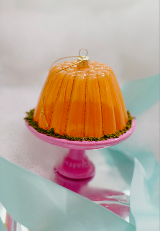 Orange Jello Mold Ornament