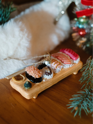 Sushi Board Ornament