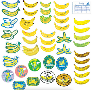 Miniature Banana Sticker Box