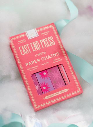 Pink & Red Paper Chain Kit