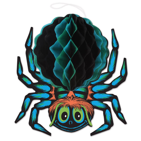 Vintage Halloween Honeycomb Spider