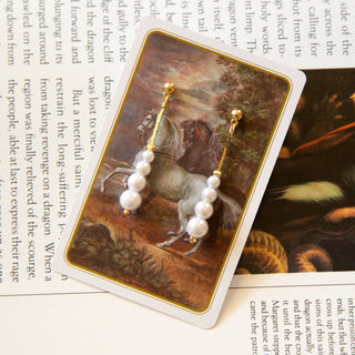 Vintage Pearl Drop Earrings