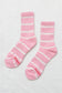 Pink White Stripe