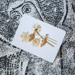 Vintage Gold Broken Heart Earrings