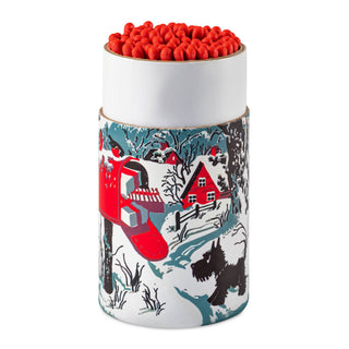 Snowy Letterbox  | Large Cylinders - Safety Matches 🎄