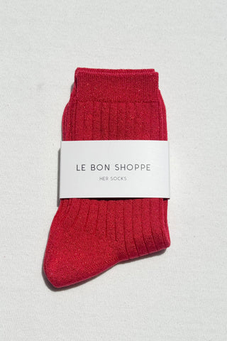 Lurex Sparkle Socks - Le Bon Shoppe