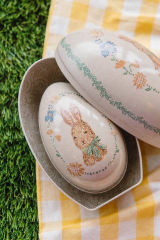 Tin Easter Egg Nesting Set