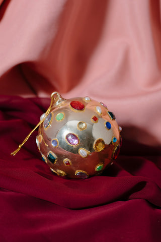 Gold Gem Bauble Ornament