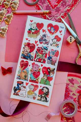 Vintage Valentine Stickers