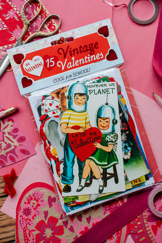 15 Vintage Valentines: Cool for School