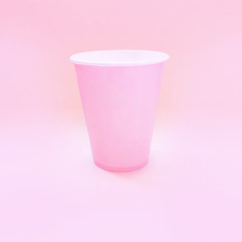 Cotton Candy Pink Cups