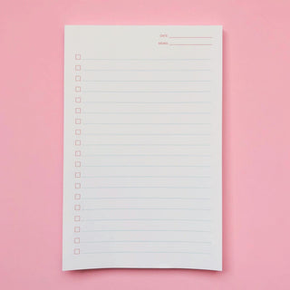 Shorthand Checklist Notepad