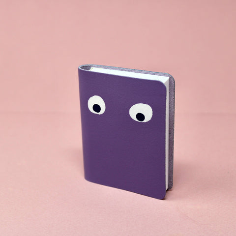 Googly Eye Mini Notebook - Purple