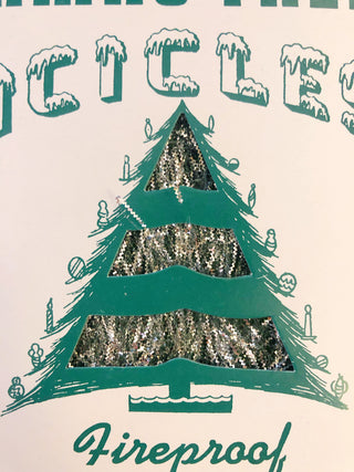 Retro Silver Tinsel - Zig Zag Icicles