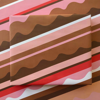 Confectioner's Stripe Gift Wrap